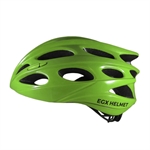 EGX Helmet City Road Shiny Green Fidlock. Grüner Fahrradhelm